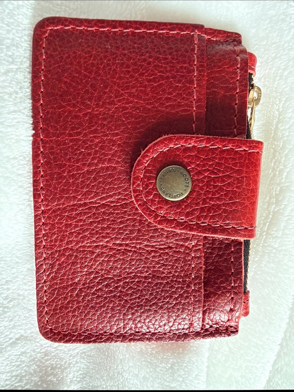 Portland Leather Sabrina Wallet Chili Red